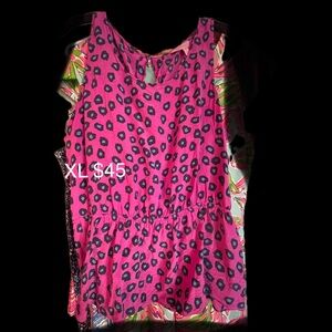 Lilly Pulitzer Pink and Black Patterned Dress